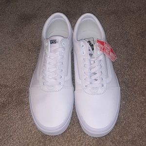 Brand new Mens white vans